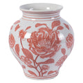 Vase, weiße Keramik-Dekorationsvase