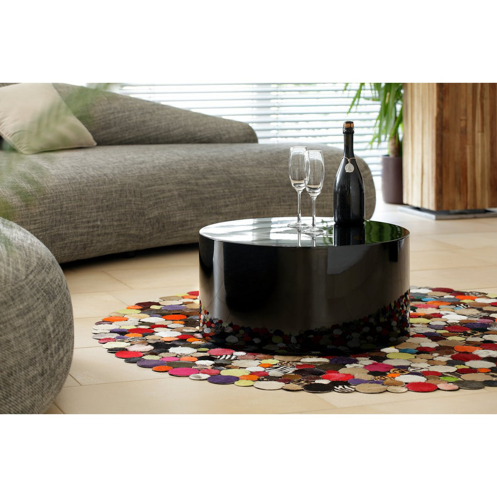 Couchtisch Ø 60 cm rund schwarz