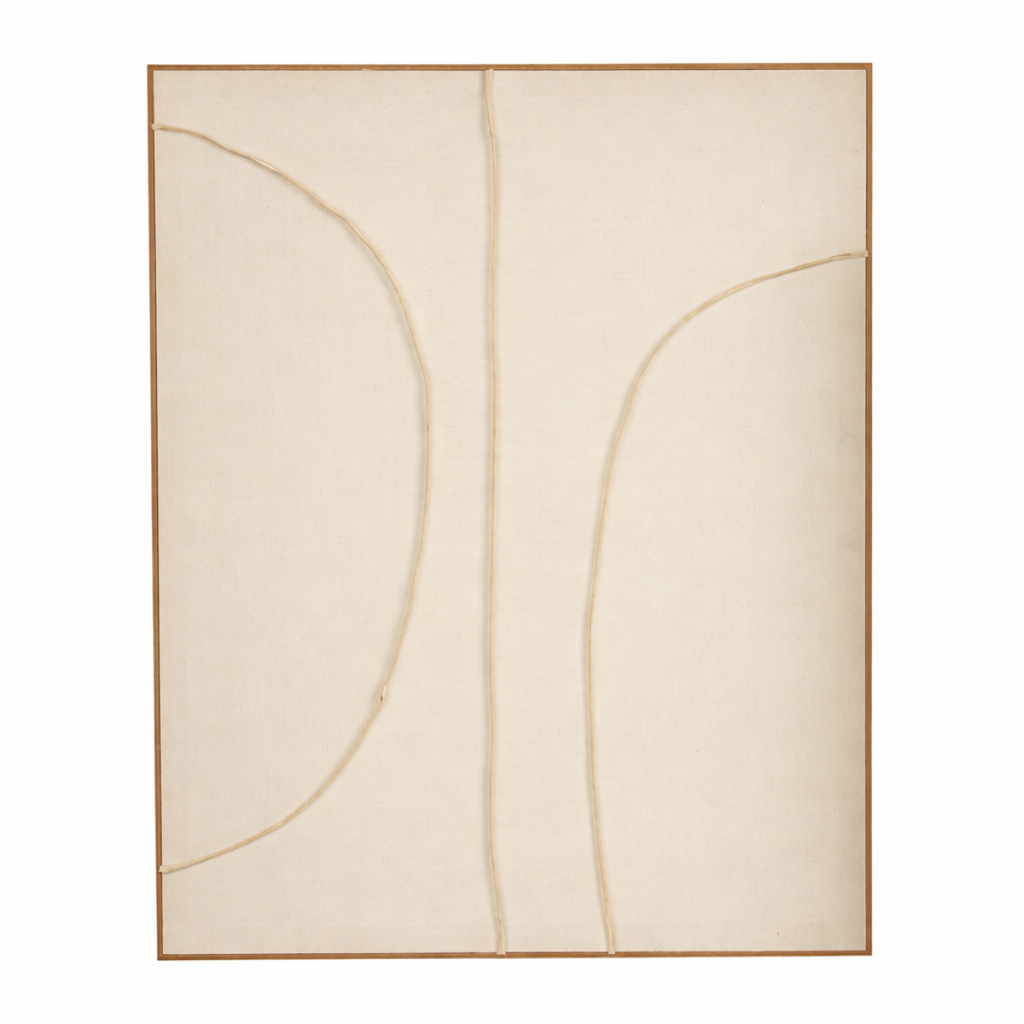 Wanddekoration Beige