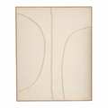 Wanddekoration Beige