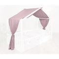 tiSsi® Baldachin Musselin für Hausbetten 90x200 cm altrosa