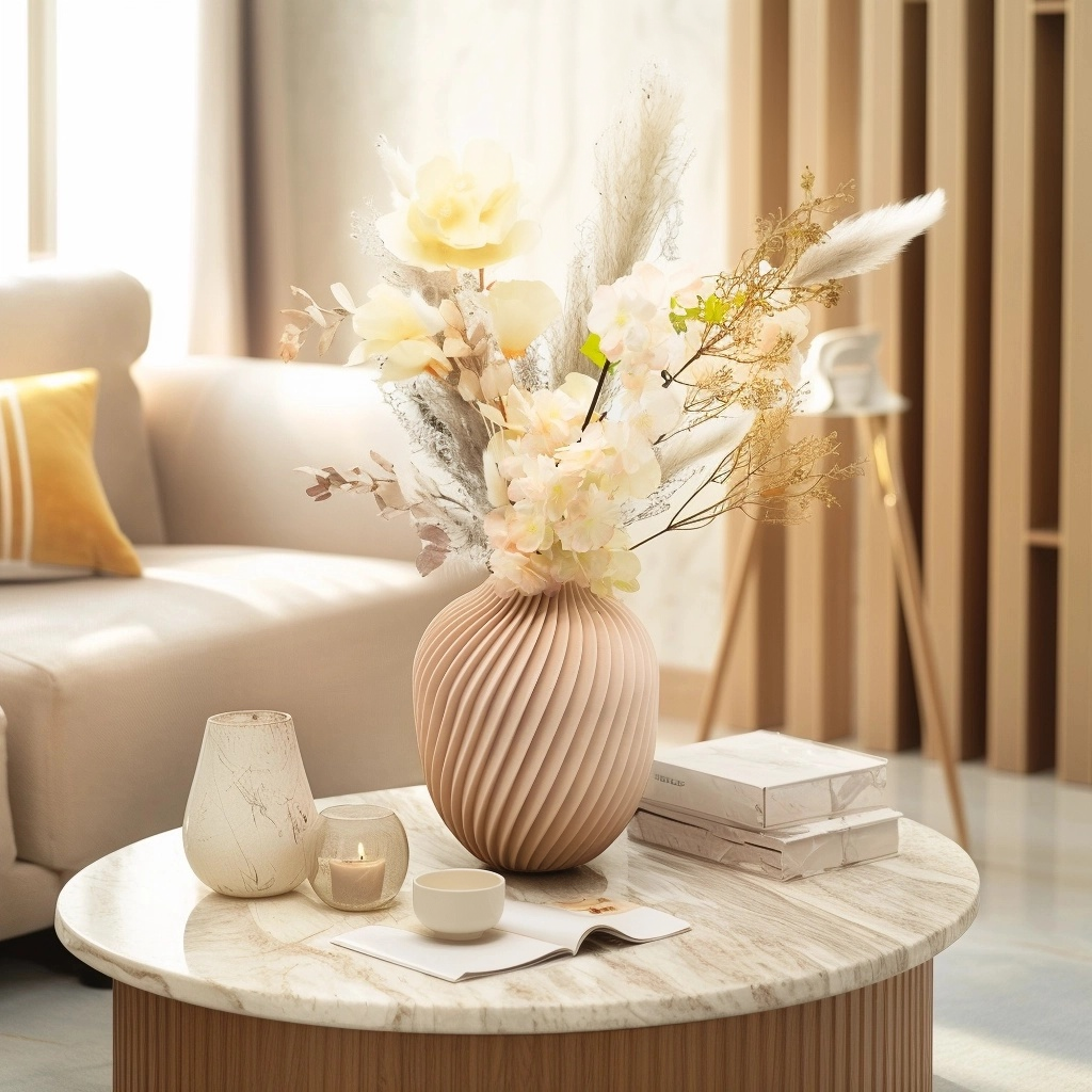 Nova 3D Vase – 3D-gedruckte Vase – Nachhaltiges PLA – Geeignet für künstliche Blumen