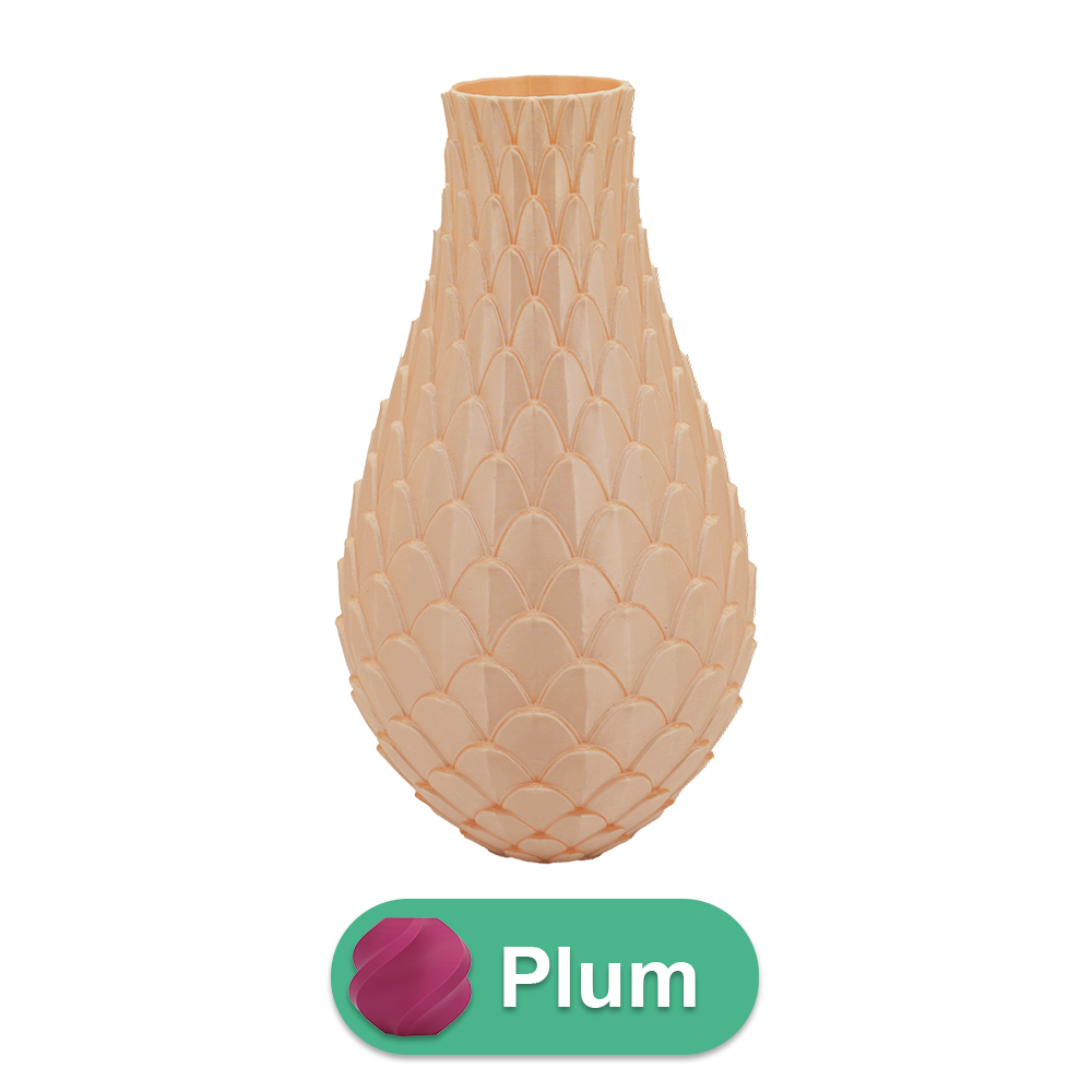 Sirena 3D-Vase – 3D-gedruckte Vase – nachhaltiges PLA – geeignet für künstliche Blumen