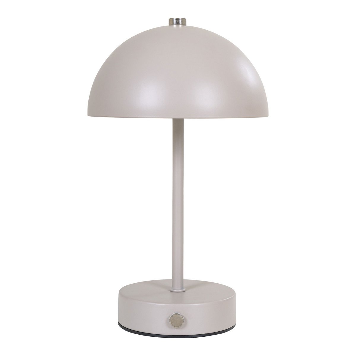 Holt LED-Tischlampe – Sand, Metall, wiederaufladbar