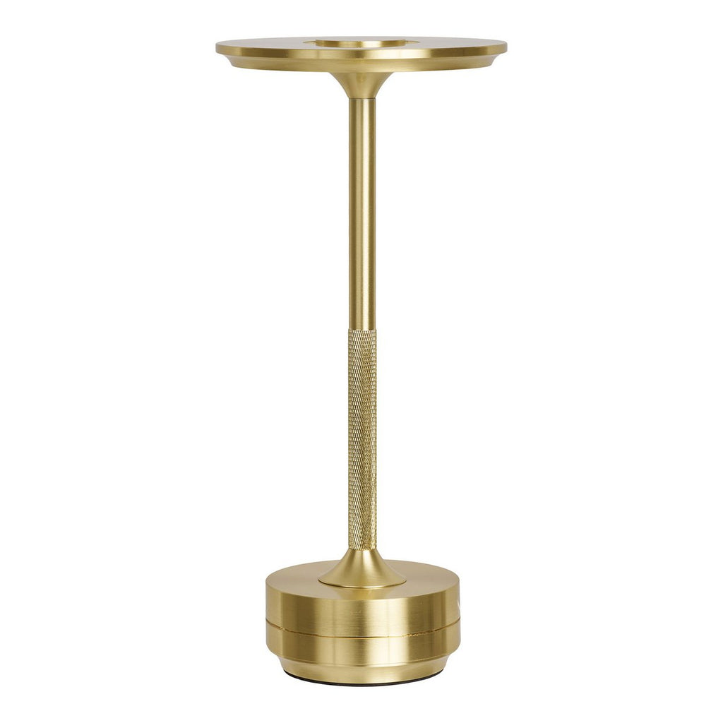 Lyneham LED-Tischlampe – Messing, Aluminium, 28,5 cm