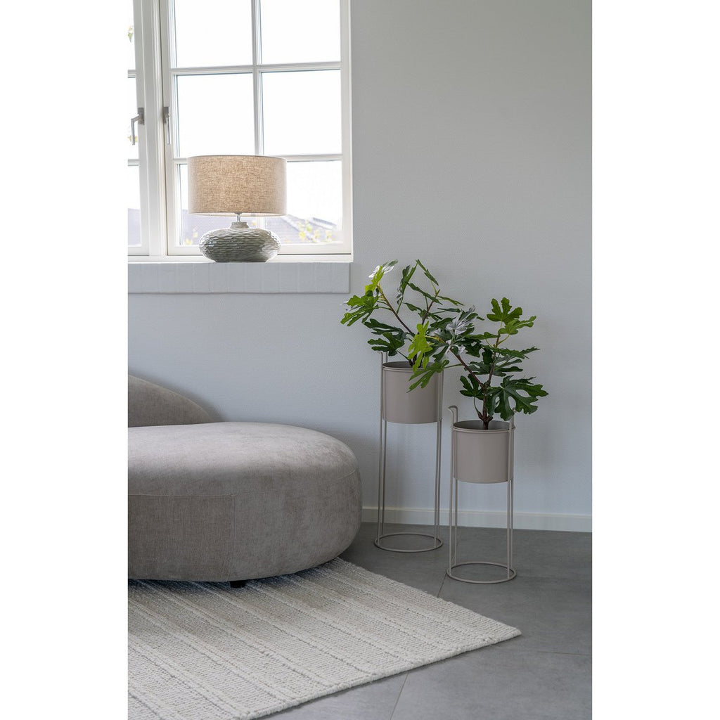 Rabo Flower Stand - Blumenständer, Stahl, Sand, 2er-Set