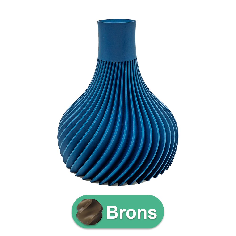 Virella 3D-Vase – 3D-gedruckte Vase – nachhaltiges PLA – geeignet für künstliche Blumen