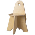 Van Dijk Toys Holzstuhl Apollo für Kleinkinder - Naturel (Kinderbetreuungsqualität)