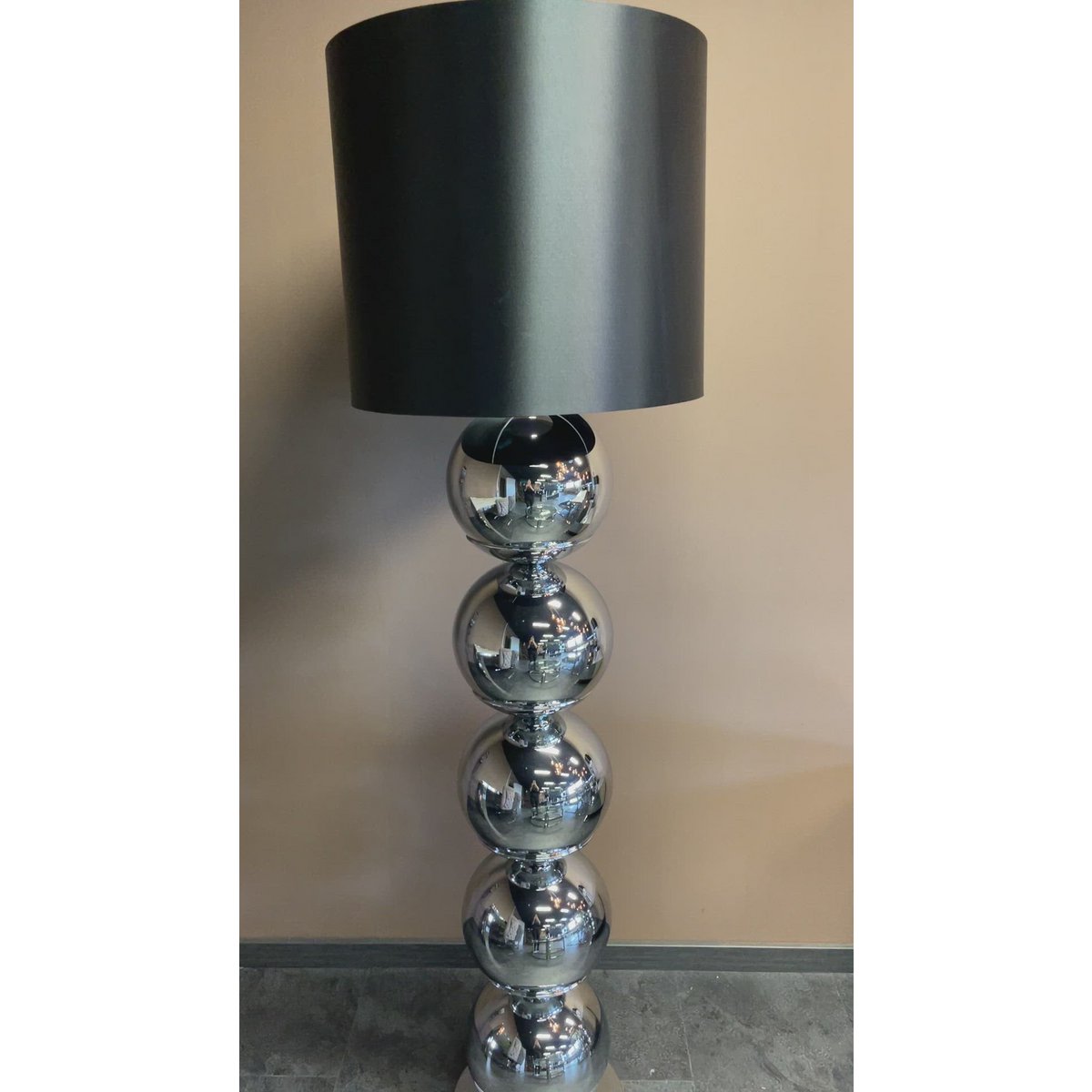 XL-Birnenlampe - Chrom