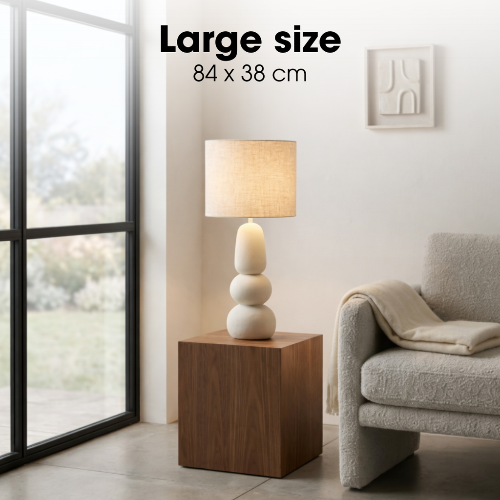 Tischlampe Menko Creme