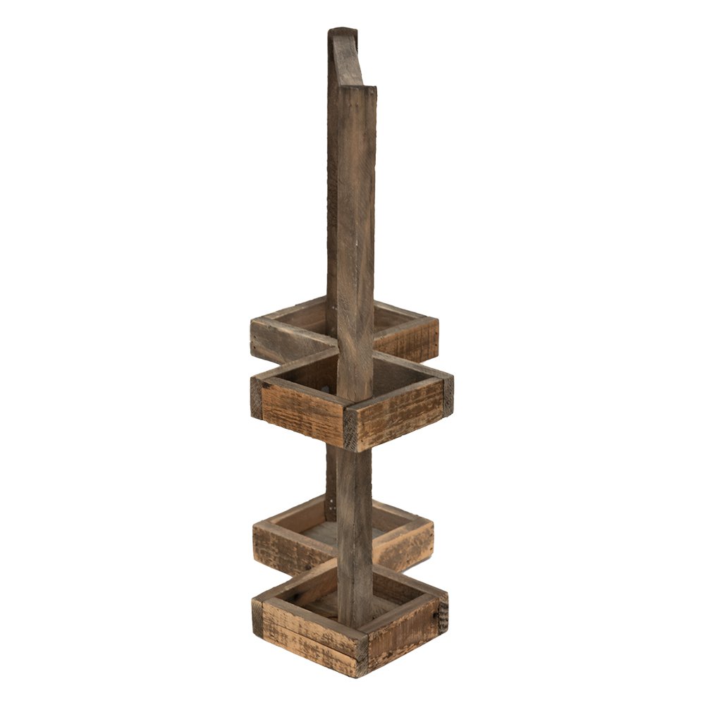 Weinregal 27x14x42 cm brauner Holzflaschenregal