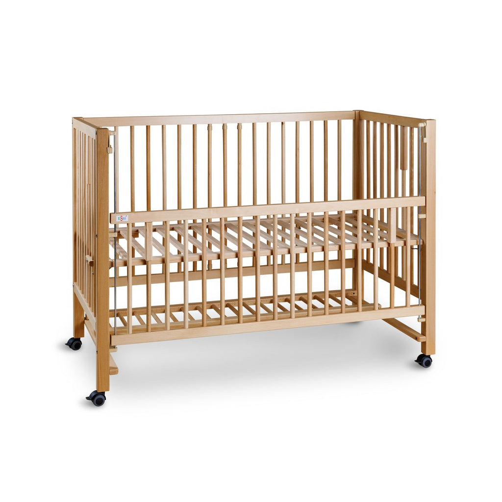 tiSsi® XXL Beistell- / Kinderbett HAJO Buche NATUR 120x60 cm
