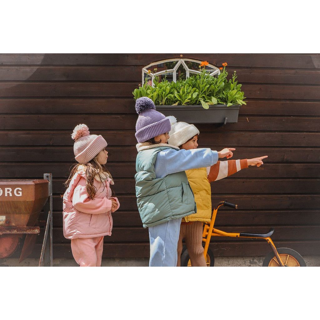 Kinder Bommelmütze Unisex – Freya | La Olivia Kids