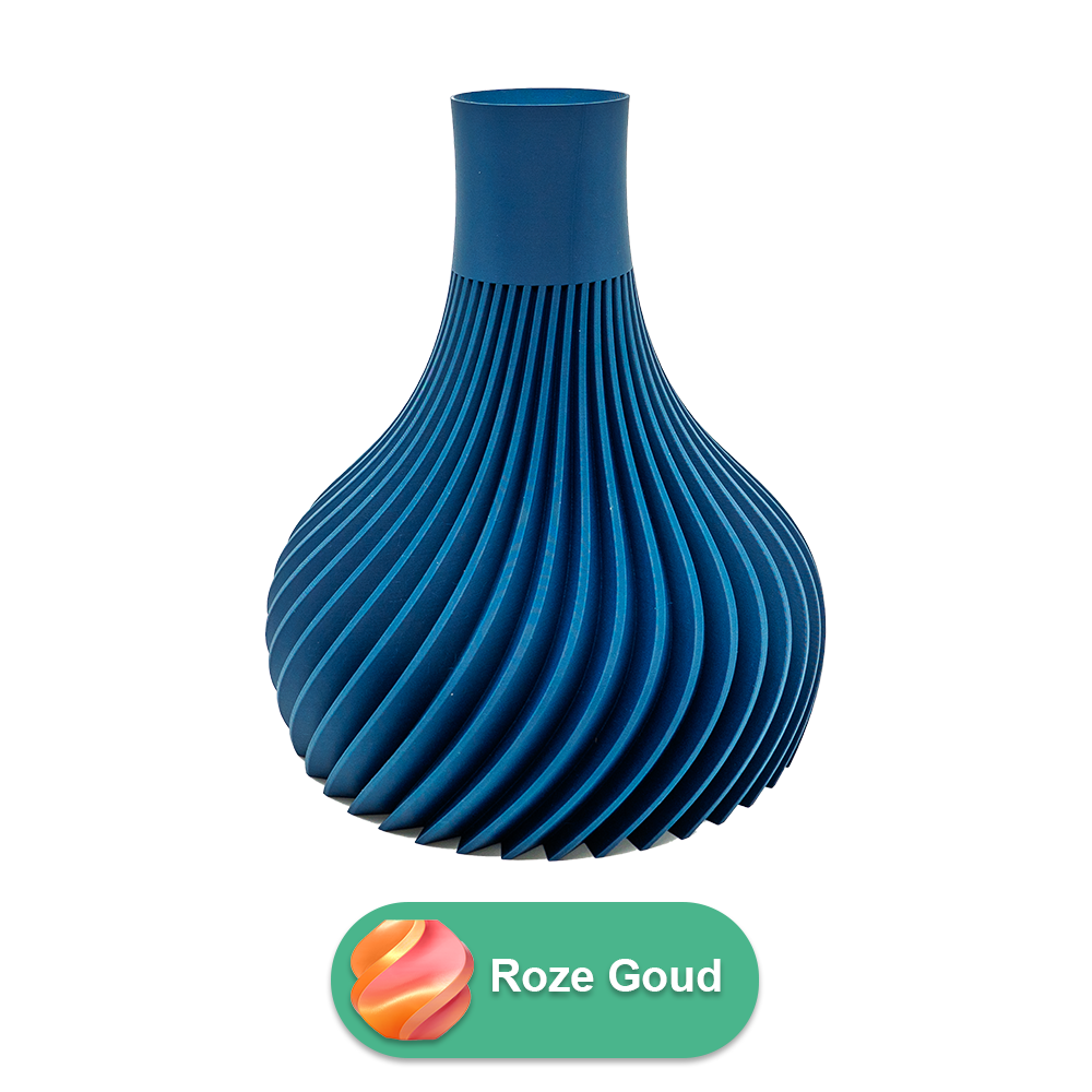 Virella 3D-Vase – 3D-gedruckte Vase – nachhaltiges PLA – geeignet für künstliche Blumen