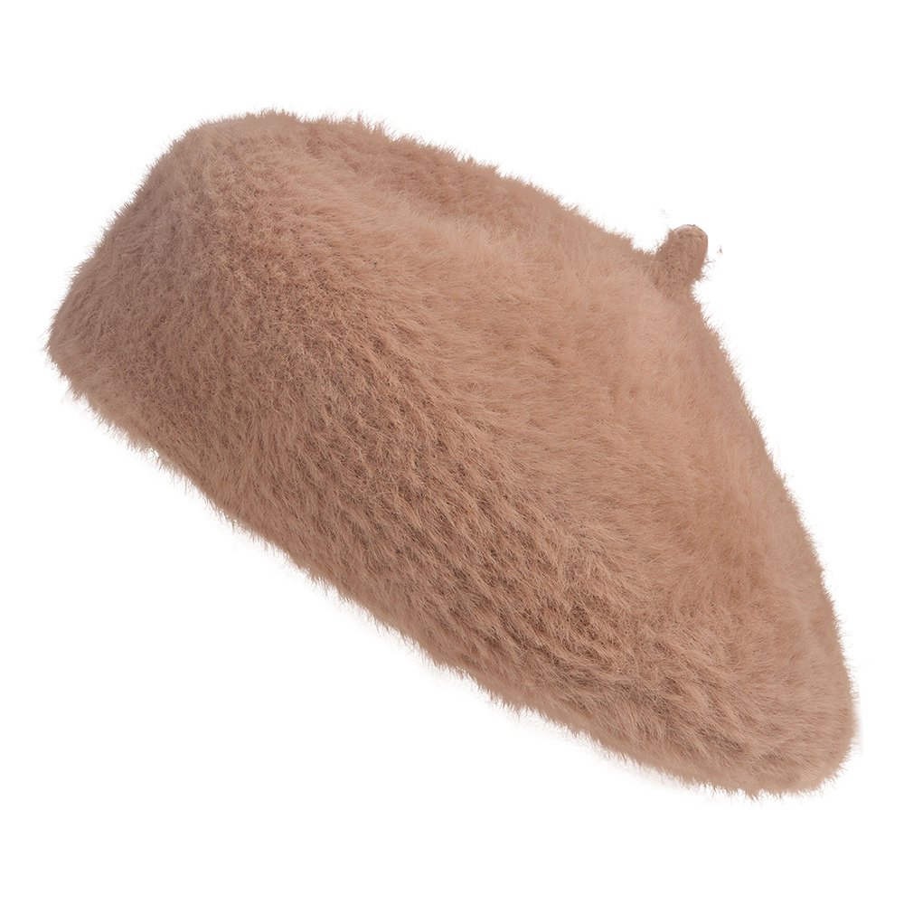 Hüte Kind Ø 23x3 cm Beige synthetische Kinderhut