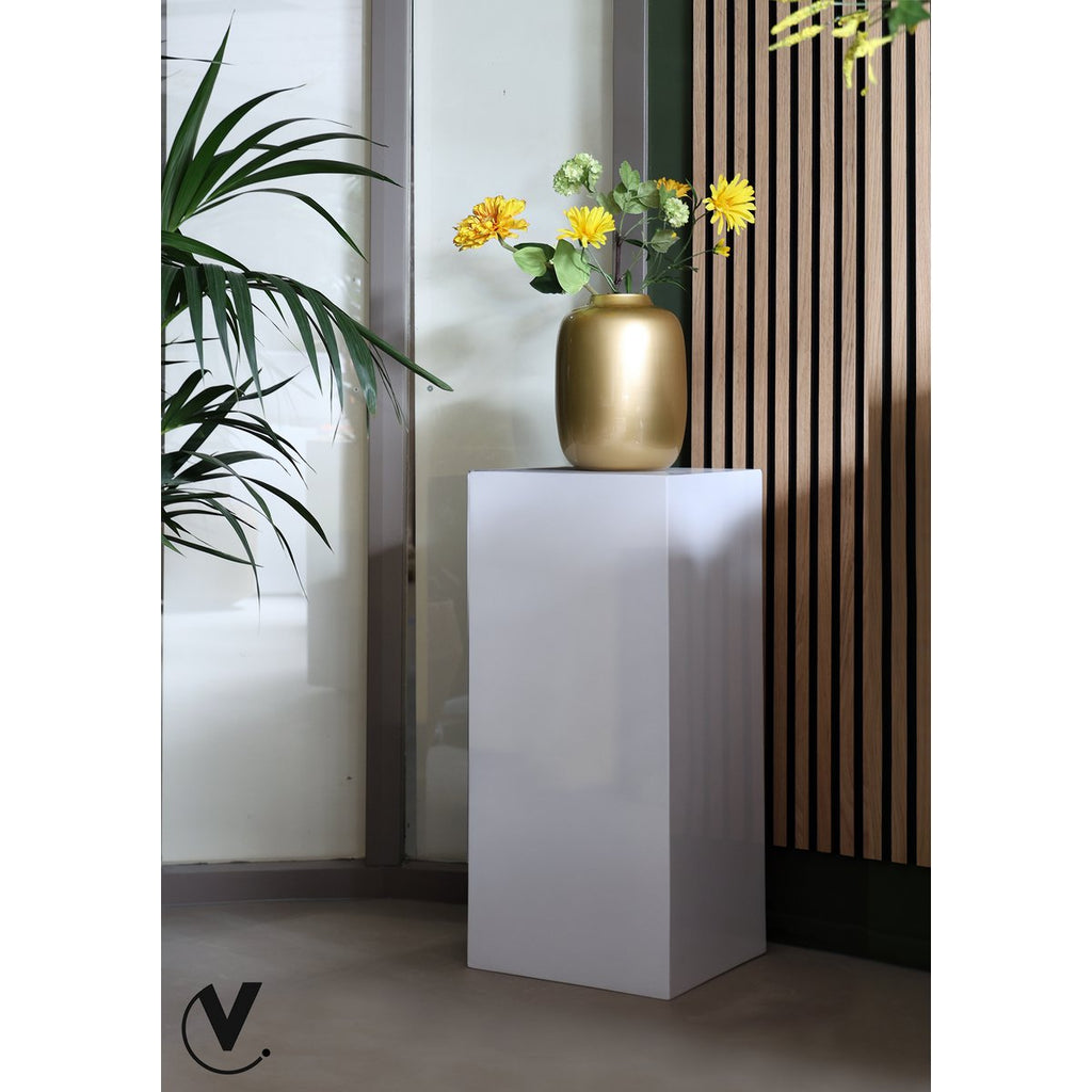 Säule/Pflanzer - Mont Blanc Shiny L35 X B35 X H80CM