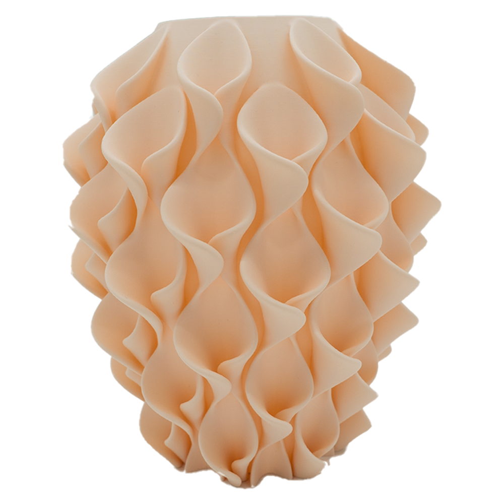 Bluma 3D-Vase – 3D-gedruckte Vase – nachhaltiges PLA – geeignet für künstliche Blumen