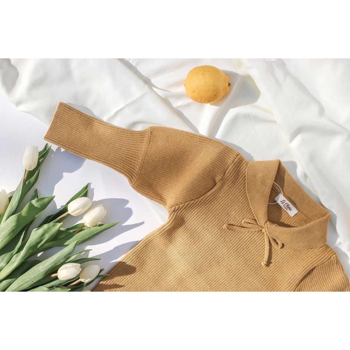 Fiora Pullover mit Puffärmeln