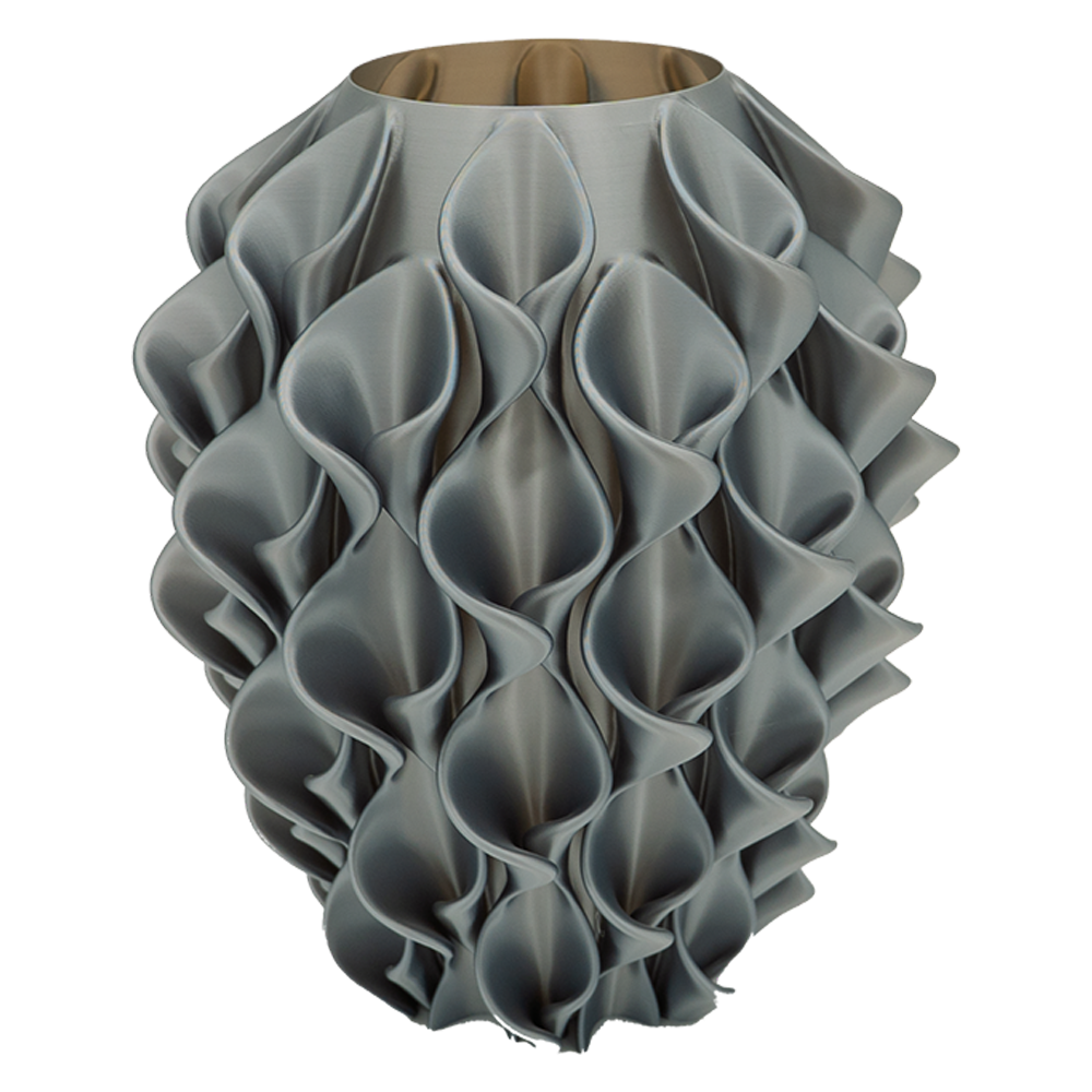 Bluma 3D-Vase – 3D-gedruckte Vase – nachhaltiges PLA – geeignet für künstliche Blumen