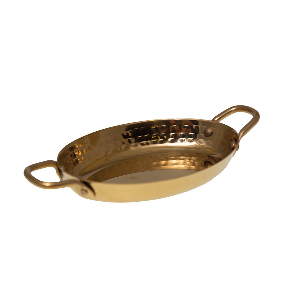 Mini Golden Oval Topf 15x10.5x2,5 cm