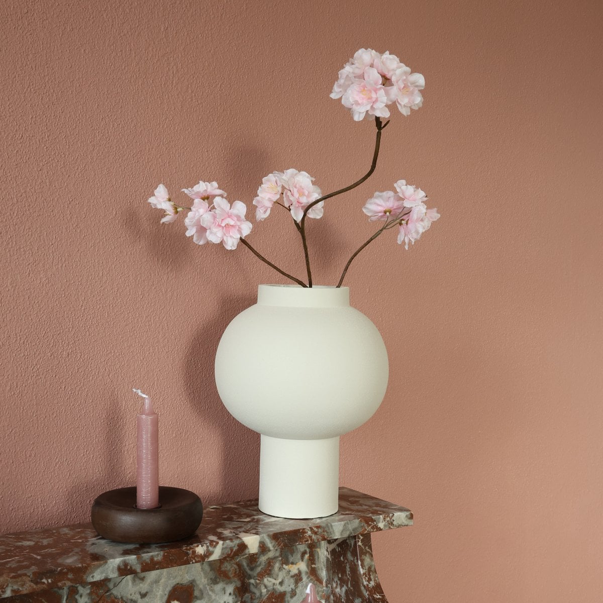 Telsen Vase Elfenbein - Elegante Designer-Vase von 4Decor