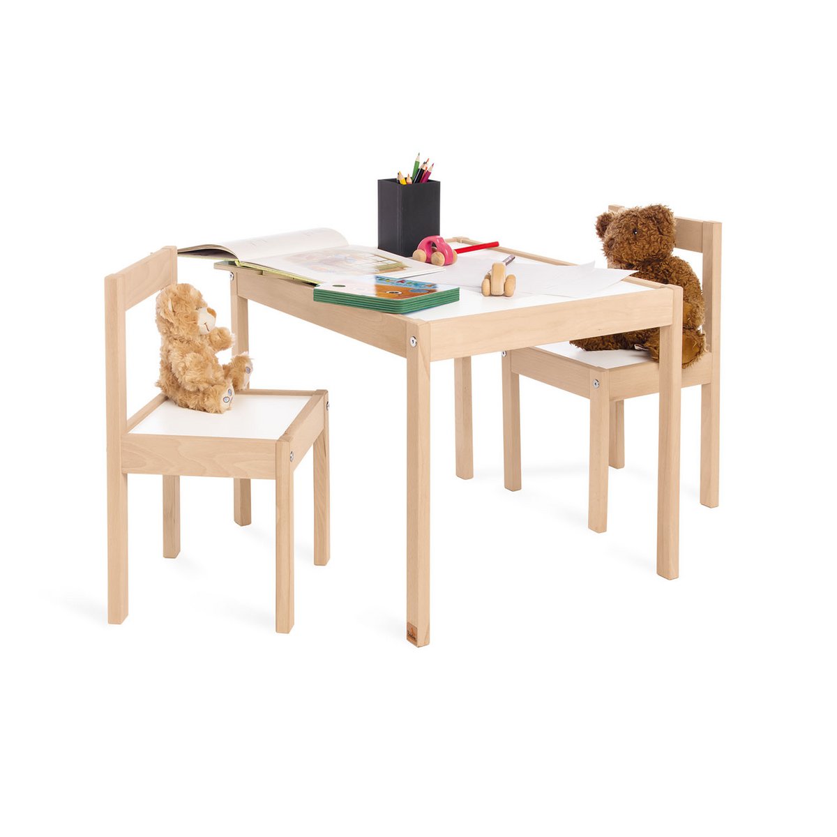 Kindertisch und Stuhl Set „Olaf”, 3 Teile