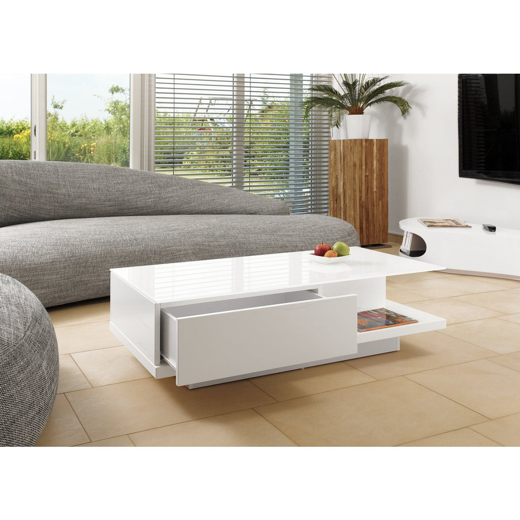 Couchtisch 120x60x36 cm weiß