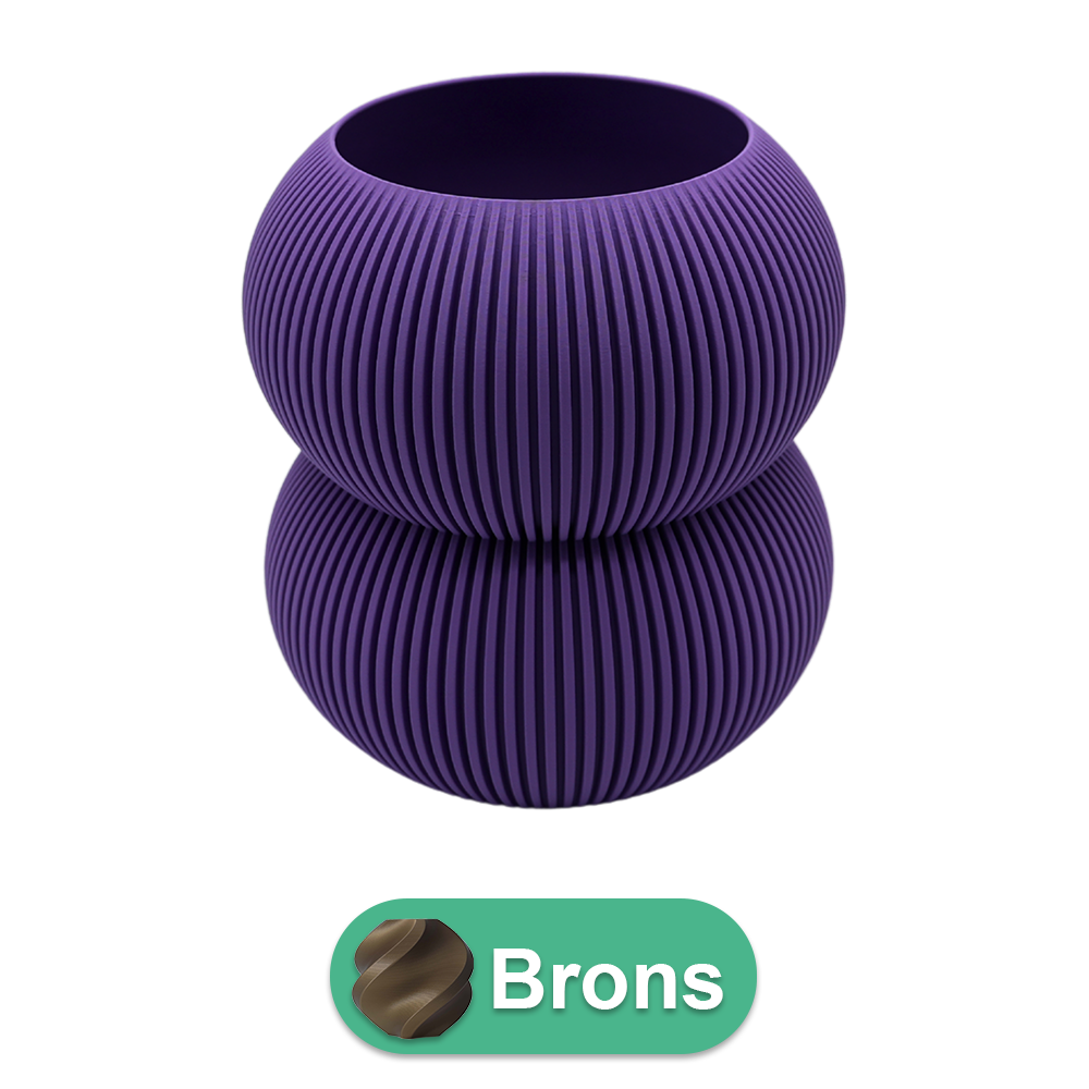 Elaro 3D-Vase – 3D-gedruckte Vase – nachhaltiges PLA – geeignet für künstliche Blumen