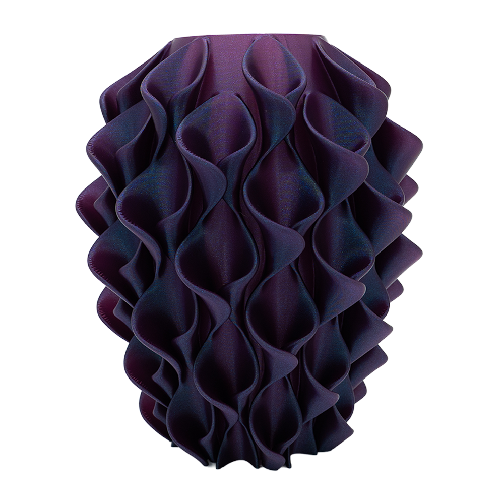 Bluma 3D-Vase – 3D-gedruckte Vase – nachhaltiges PLA – geeignet für künstliche Blumen