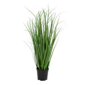Poa-Gras – Grün, PE-Kunststoff/Polyester, 30 x 30 x 68 cm