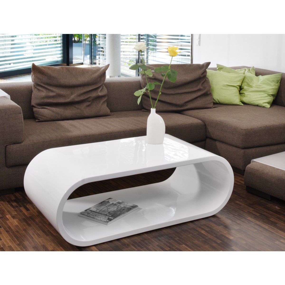 Couchtisch 120x60x40 cm weiß