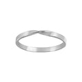 Zarter Ring gedreht - 925er Sterling Silber