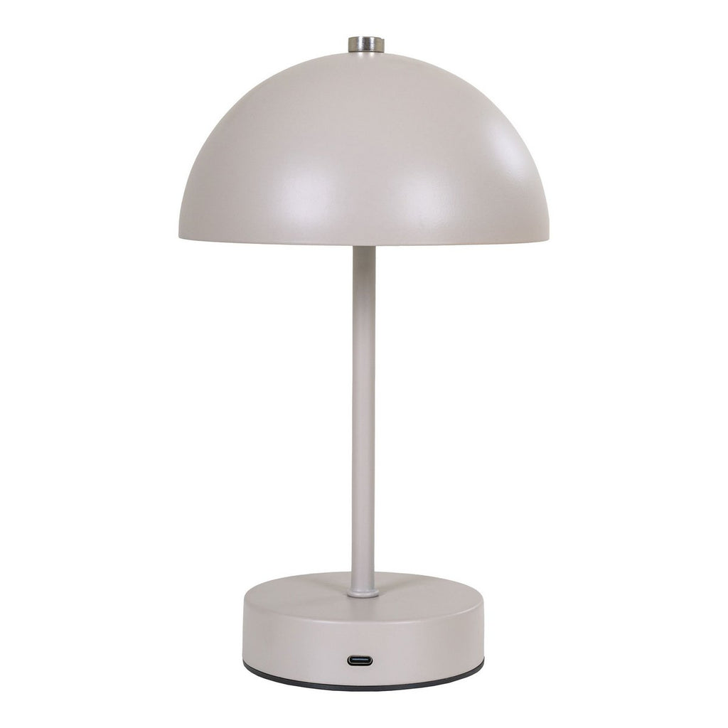 Holt LED-Tischlampe – Sand, Metall, wiederaufladbar