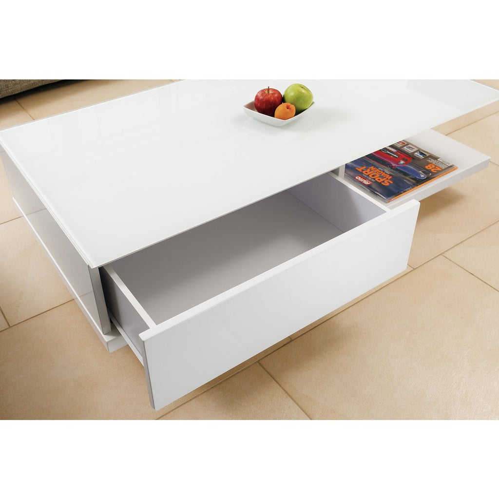 Couchtisch 120x60x36 cm weiß