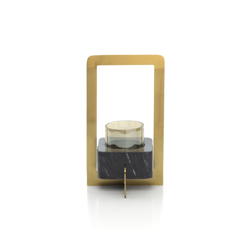 Der Marbre d’Or Kerzenhalter – Gold Schwarz – M