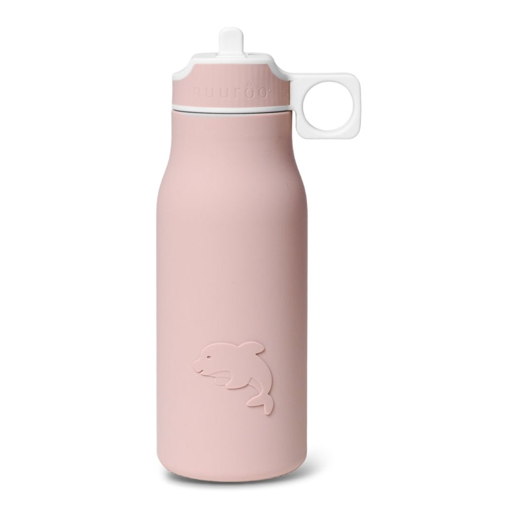 Lau Silikon-Trinkflasche-Woodrose 400 ml