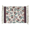 Teppich Beige Baumwolle