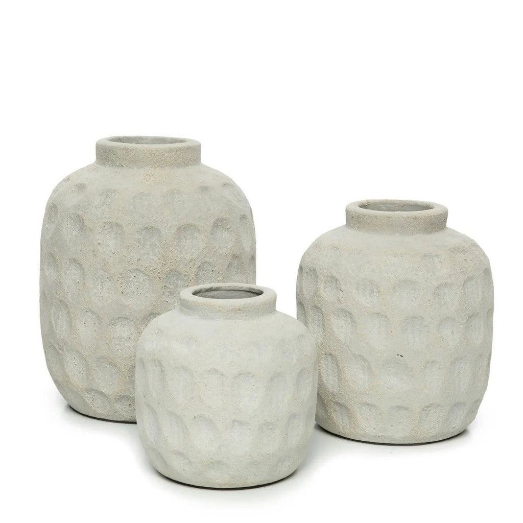 Kleine trendige Vase - Beton Design für Wohnzimmer