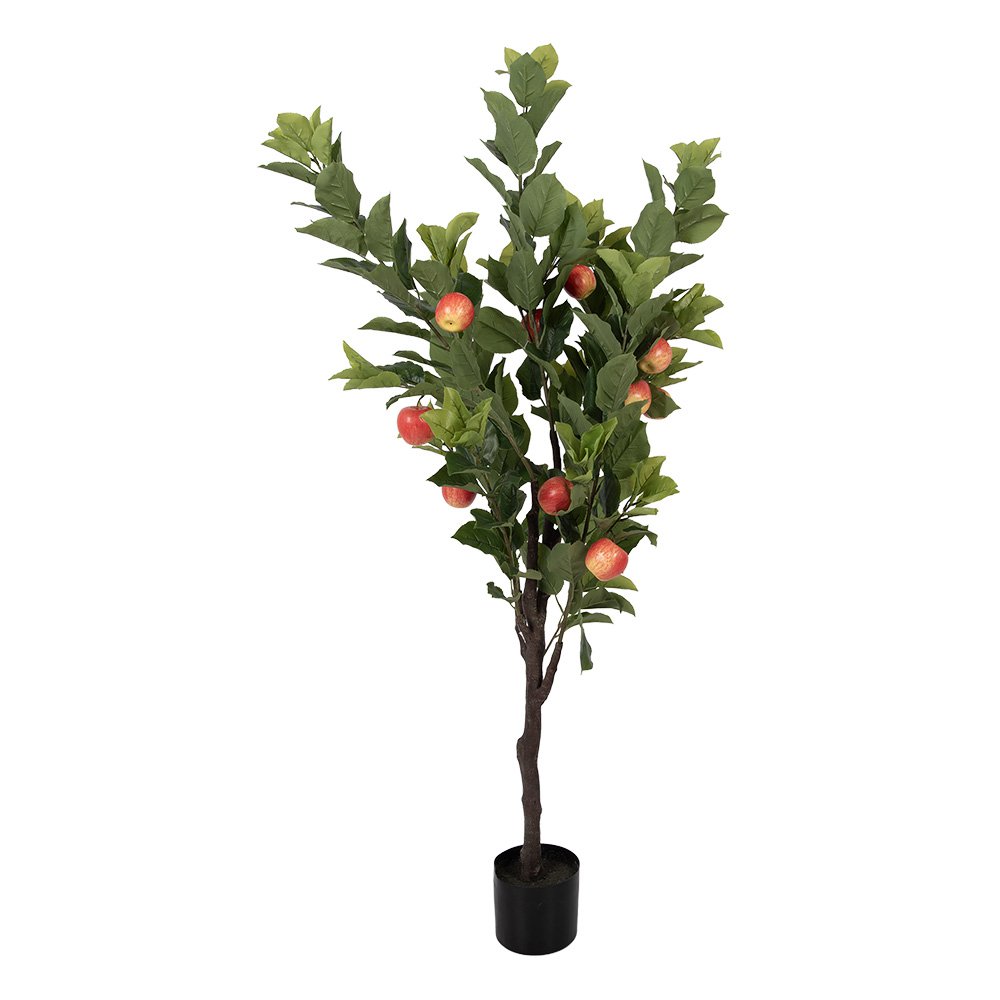 Künstlicher Baum Apfel 30x30x150 cm Grün Kunststoff