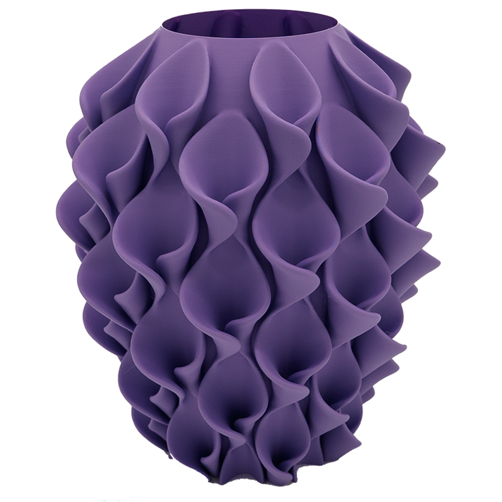 Bluma 3D-Vase – 3D-gedruckte Vase – nachhaltiges PLA – geeignet für künstliche Blumen