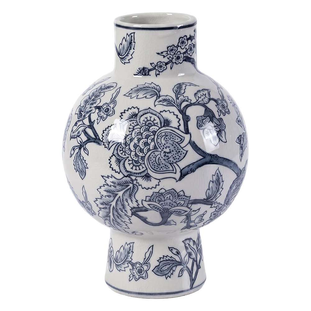 Vase, weiße Keramik-Dekorationsvase