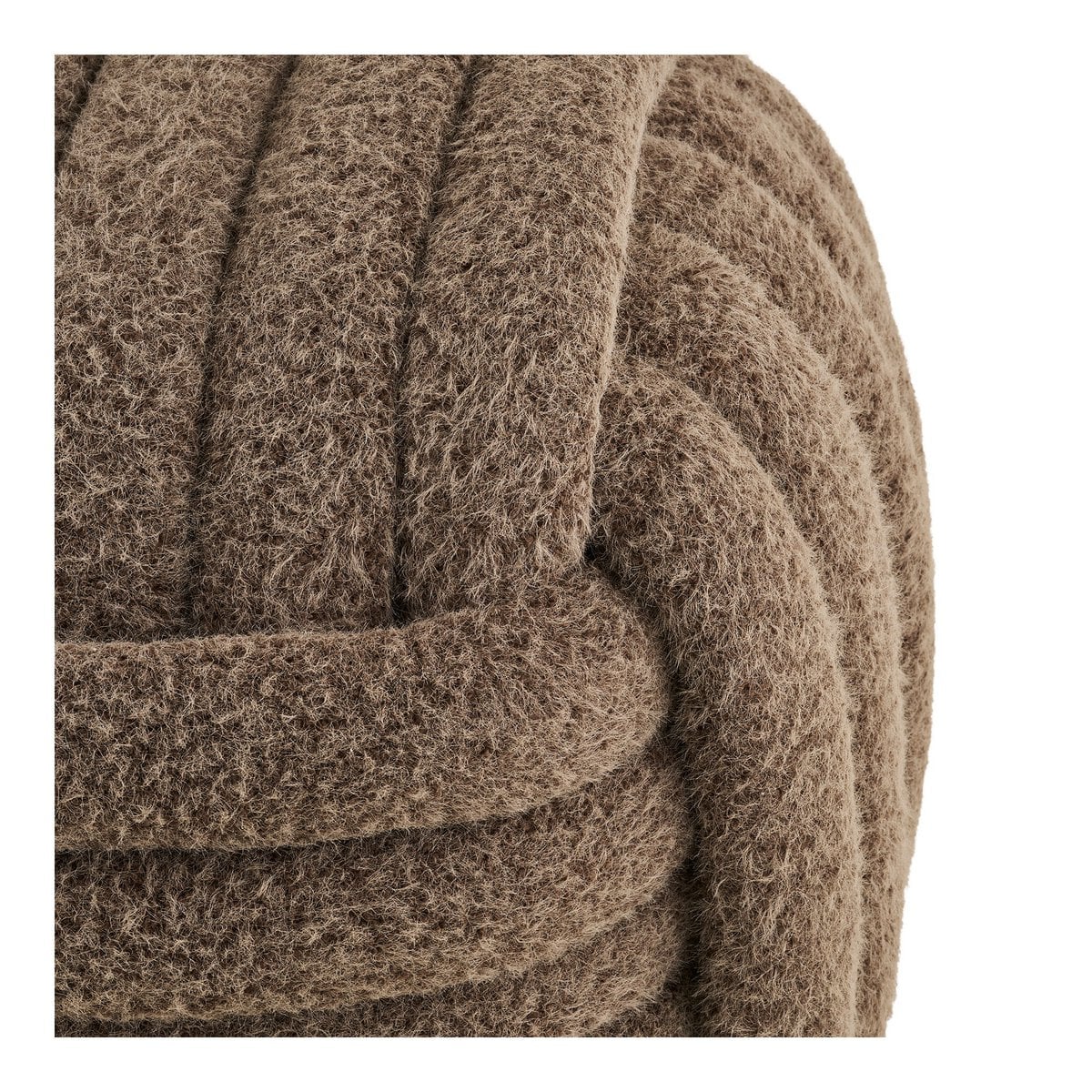Napier Pouf, brown, 48x48x43 cm, HN1294