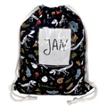 Kinder Turnbeutel Dino Skelett Tasche