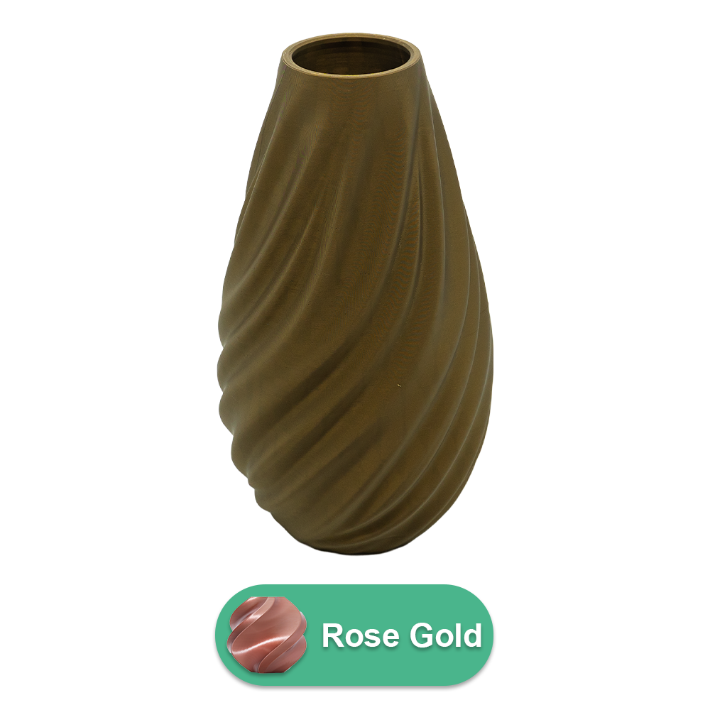 Lunaris 3D-Vase – 3D-gedruckte Vase – nachhaltiges PLA – geeignet für künstliche Blumen