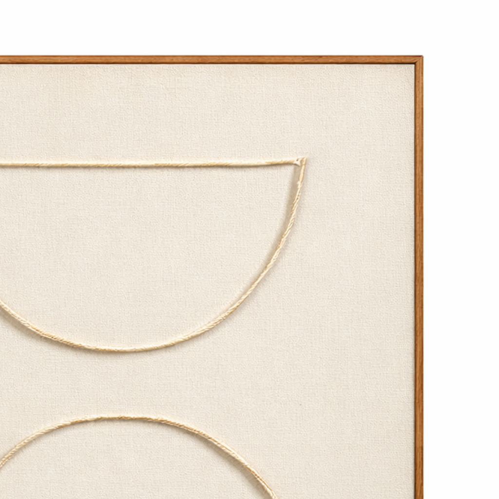 Wanddekoration Beige