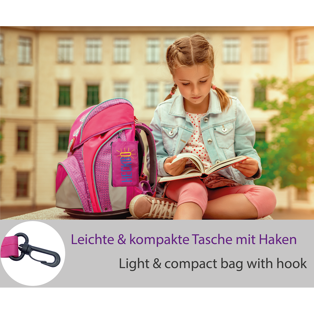Kinder Farbwechsel Ranzenschutz - Einhorn
