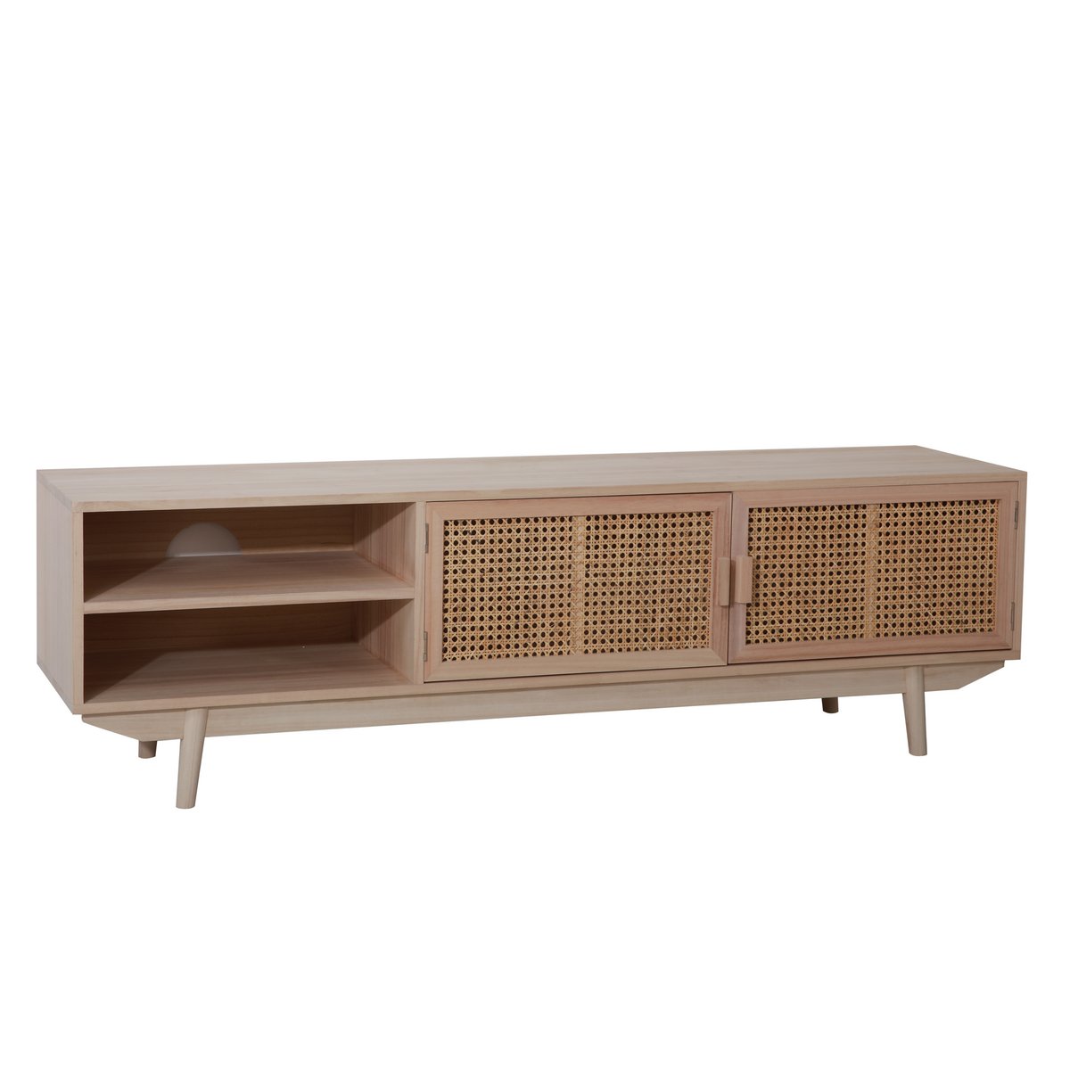 Lowboard 150x36 cm Rattanfront