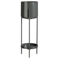 Blumentopf im Inneren von Colyn Black