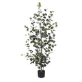 künstliche pflanze 150cm eukalyptus grün