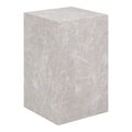 Prager Beistelltisch – Marmor, Holz, 30 x 30 x 50 cm